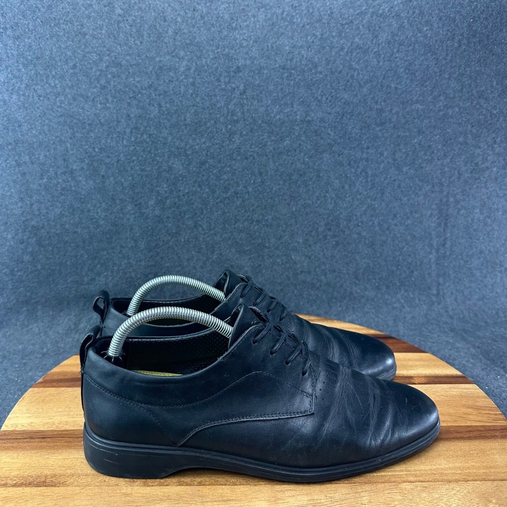 Amberjack The Original Derby Shoes Men's Size 9 Black Leather Comfort Hybrid